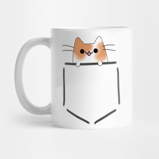 Pocket cat Mug